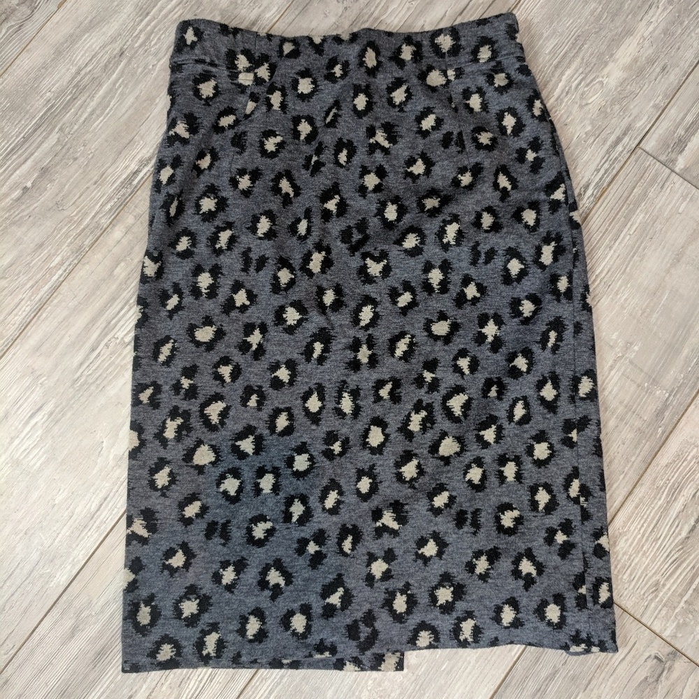 Women's animal print skirt